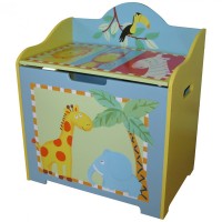 Bancuta Safari Animals cu lada de stocare din MDF Liberty House ToyBox Bancuta Safari Animals cu lada de stocare din MDF Liberty House ToyBox